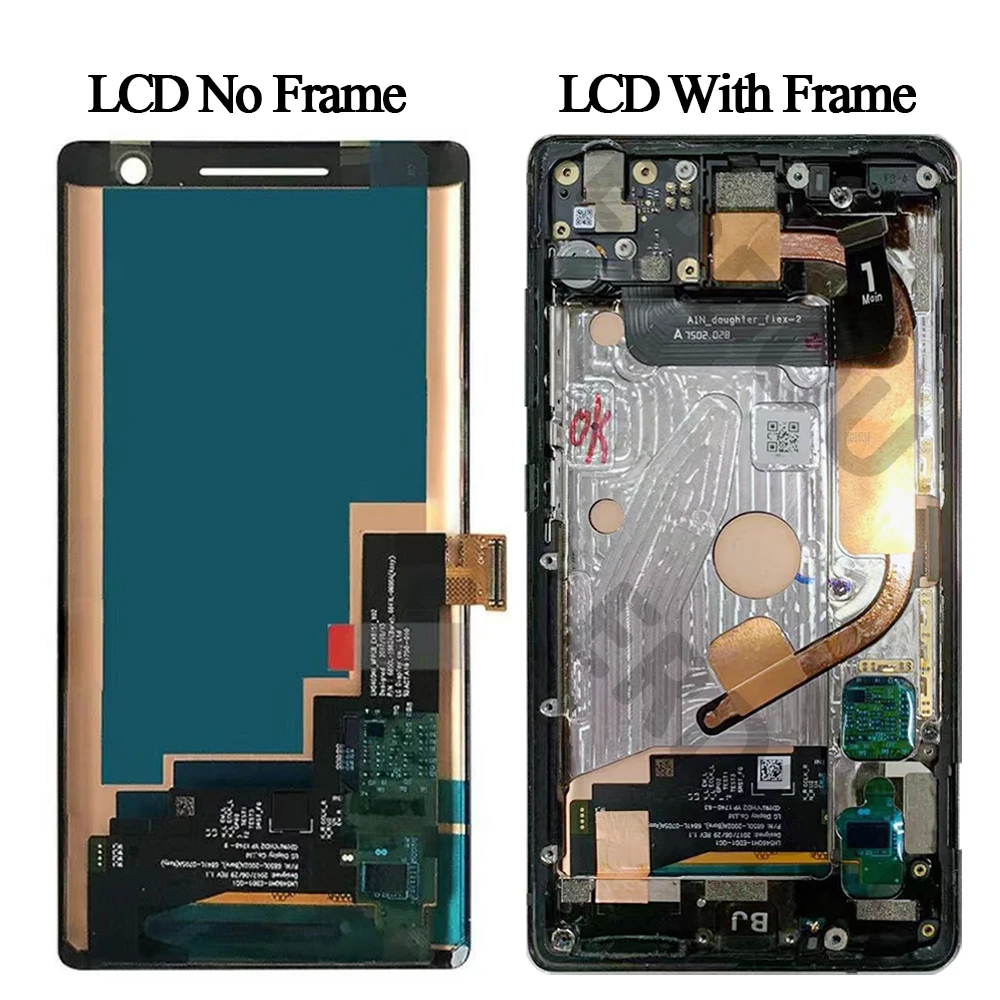 Imagem -03 - Tela Lcd de Toque para Nokia s 55 Polegadas Conjunto Digitalizador com Moldura Reparo Original Ta1005