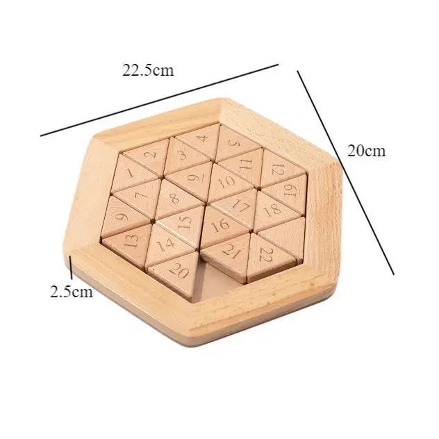 Number Slide Puzzle Educational Toys Math Toys Travel Brain Teaser Intelligence for Kids Party Toys Birthday Gifts Children