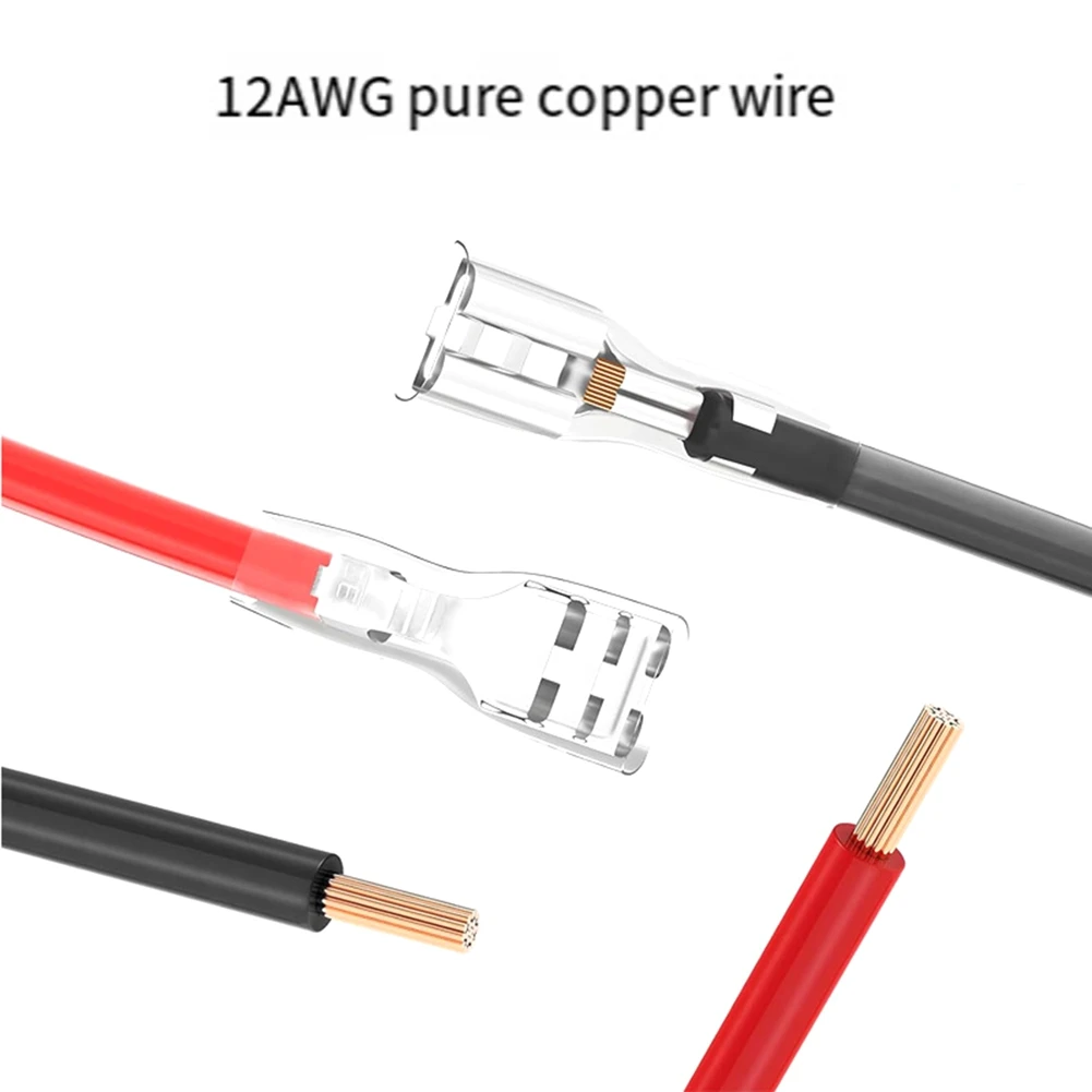 A56XQ For Peg Perego 12V SLA Battery 12AWG Wiring Harness Connector with 40A Fuse for Fisher Price Riding Battery