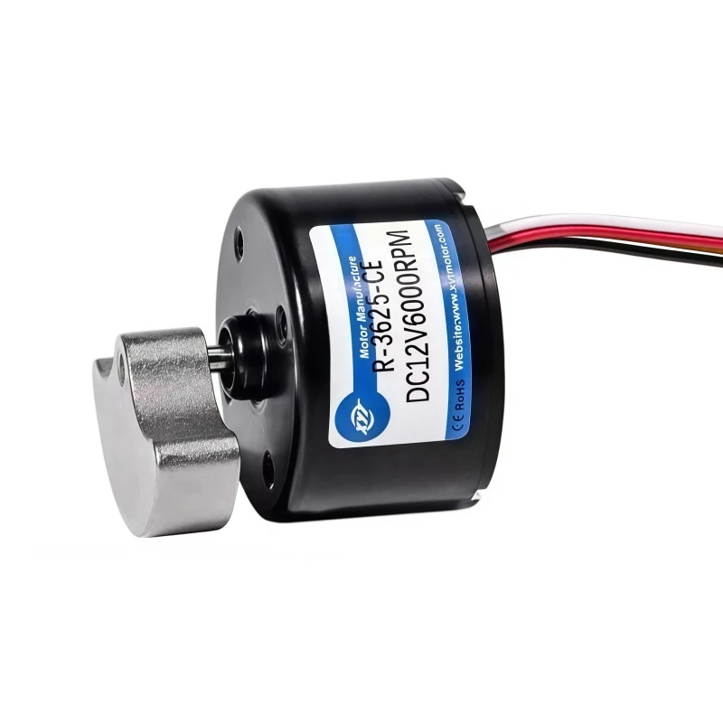 12V 24V brushless DC vibrating planetary gear motor, capable of forward and reverse rotation, with large torque, R3625