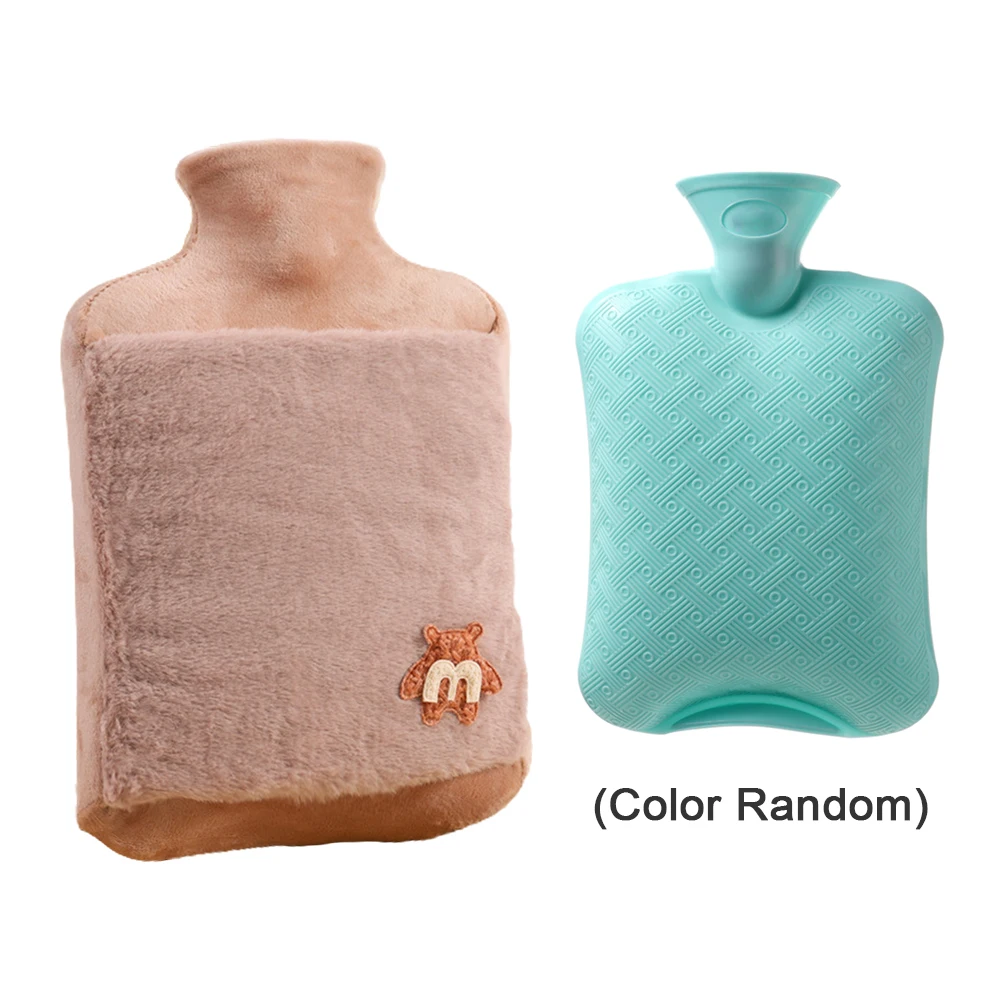 2L Cold Compress With Cover Menstrual Cramps Gift Men Women Hand Warmer Student Winter Neck Shoulder Bed Hot Water Bottle