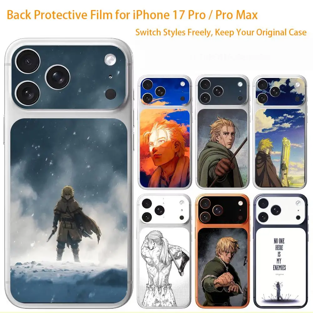 

Comics V-Vinland Saga 3D Full Body Skin Decal for iPhone 17/Pro/Pro Max Color Rear Protective Sticker