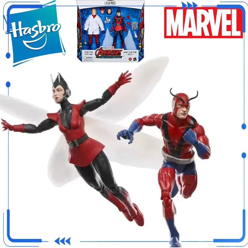 

Оригинальный набор из 2 фигурок Hasbro Marvel Legends Series: Гэнк Пим (Гигант-человек) и Джанет Вэн Дайн (Шершень), 6-дюймовые фигурки-модели.