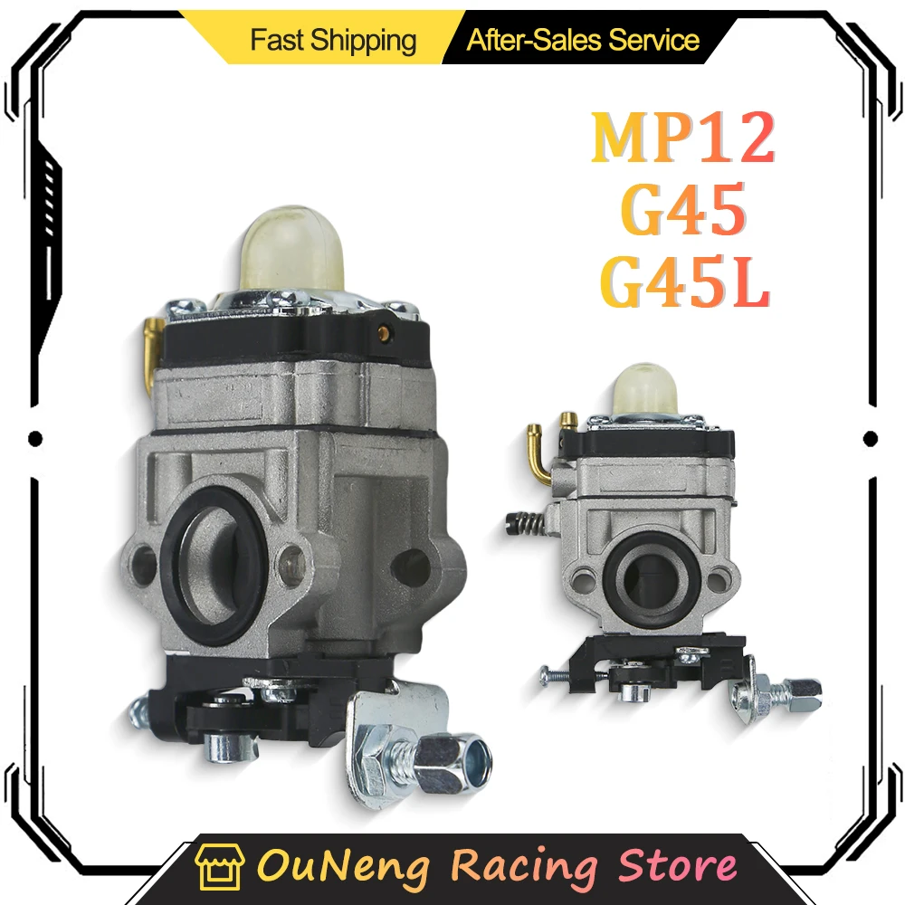 11mm Carburetor Carb 2-Stroke for 22cc 26cc 33cc 34cc  Pocket Bikes Chainsaw Mower Hedge Trimmer Brush Cutter