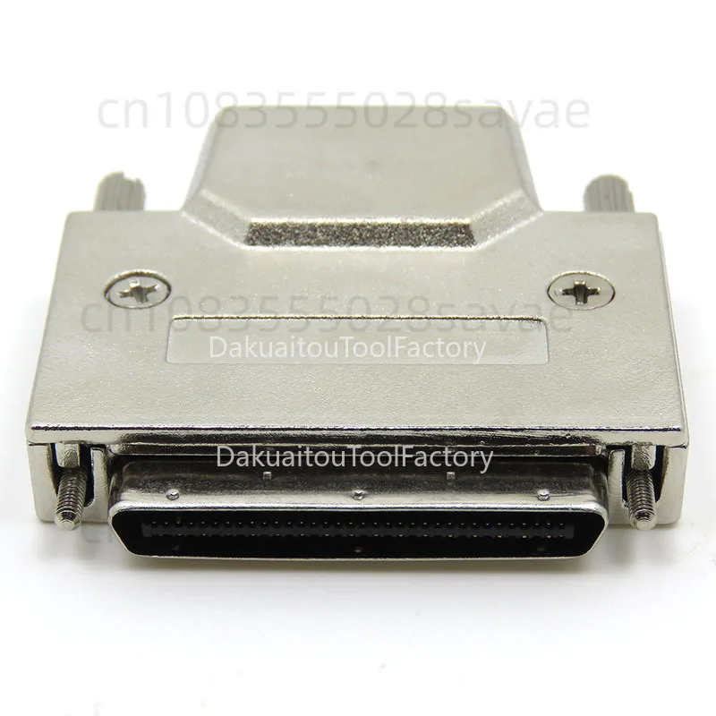 68P connector 68Pin male head small 68 male and female head, with iron shell threading type