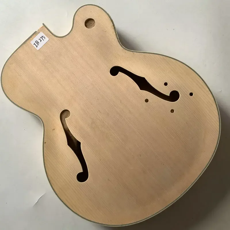 

IB275 Original EPI Electric Guitr Body Hollow Body DIY Parts Jazz Guitar Unfinished Authorised Natural Spruce With Maple