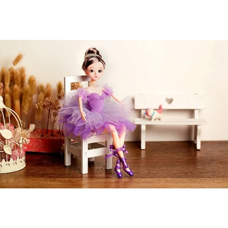 LX1047 New style Toy accessories gift pretty White pink  purple Xianxian doll / 12 Joints moveable