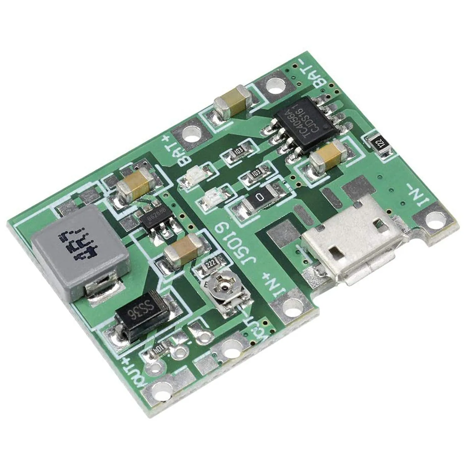 5 Pcs 2A USB 18650 Lithium Li-Ion Battery Charger Module Boost 3.7V to 5V 9V 12V