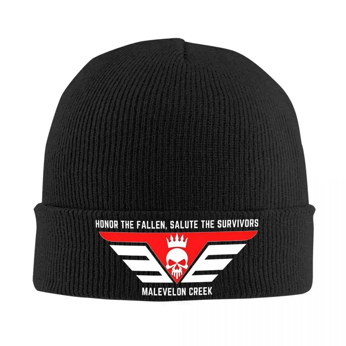 Helldivers 2 Malevelon Creek Veteran Game Merch Knitted Caps Women's Men's Beanie Autumn Winter Hat Acrylic Crochet Caps