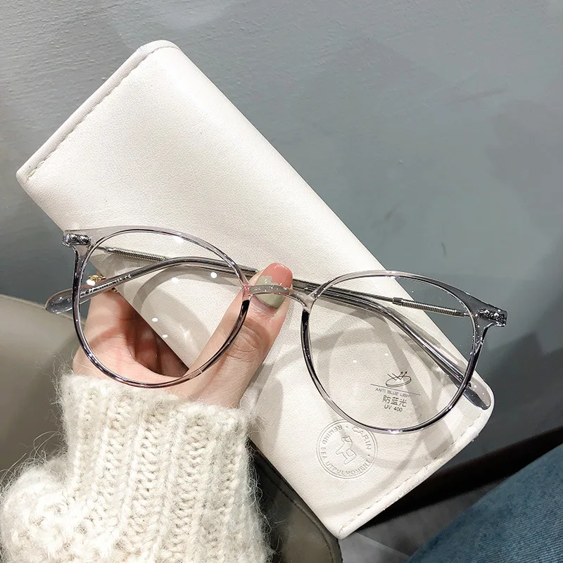 Anti-blue Light Glasses For Women Myopia Glasses Cute, Fashionable And Elegant Face Showing Small Round Face 9531