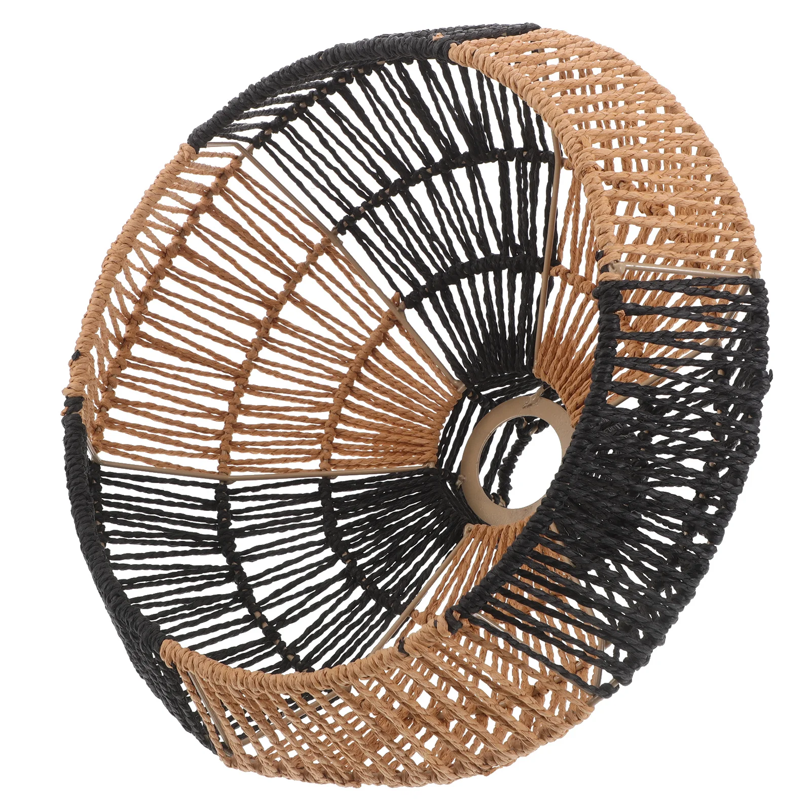 

Woven Paper Rope Lampshade Handmade Boho Pendant Light Shade For Ceiling Bedroom Living Room Farmhouse Chandelier Decor