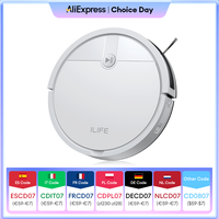 ﻿ ILIFE V2 Robot Vacuum Cleaner, 120 Min Runtime, Self-Charging Robotic Vacuum, Slim, Quiet, Ideal for Pet Hair and Hard Floors