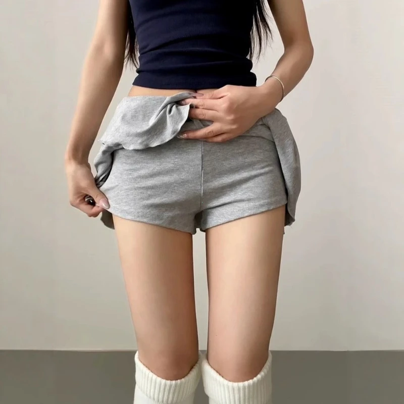 Waist-Flipping Ruched Skirts Prevent Exposure Golf Sporty Women Short Dress High Elasticity Athletic Short High Waist Mini Skirt