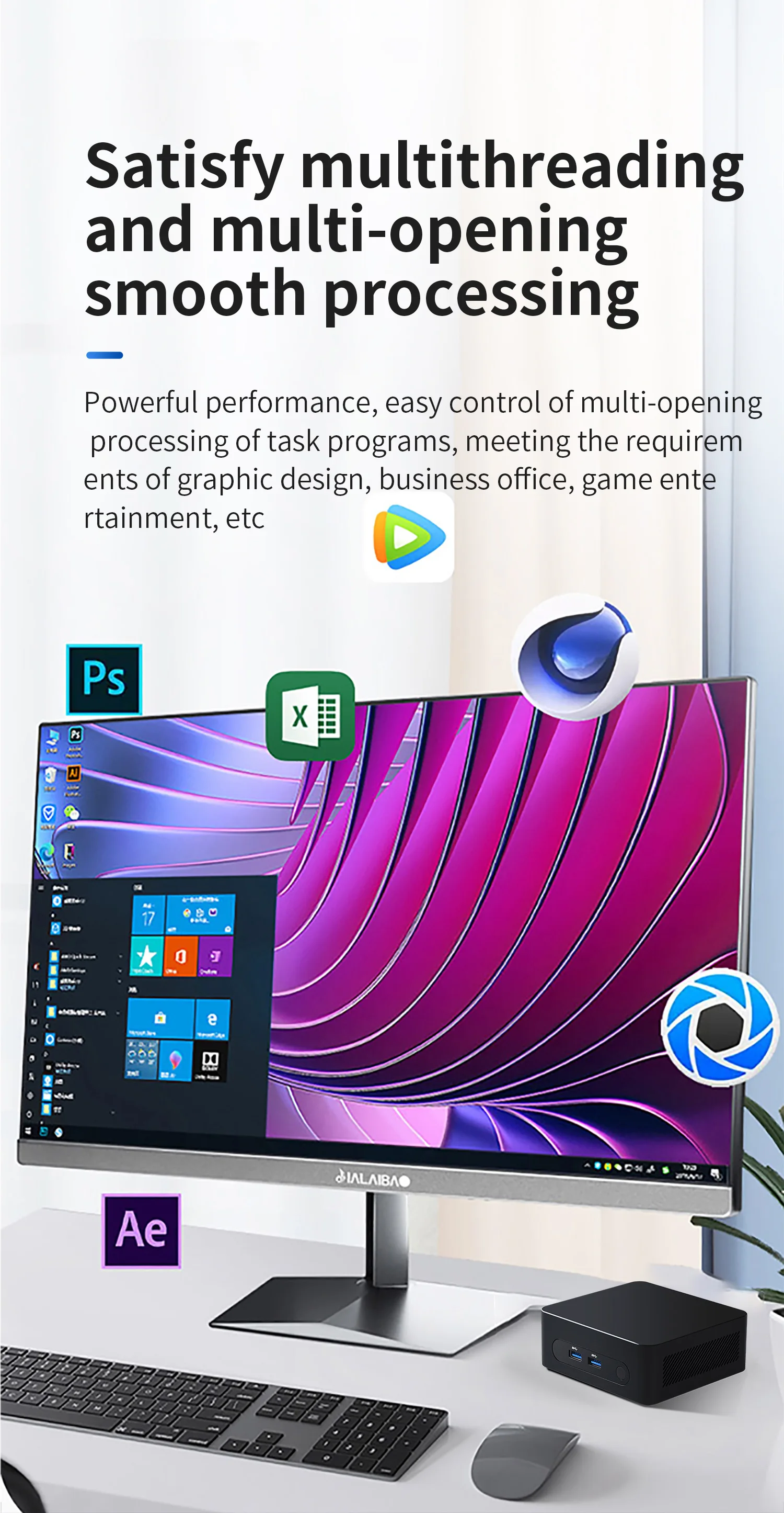 SZBOX ZX03 Pro Mini PC DDR4 16GB 512GB SSD NVME Intel Twin Lake N150 MINI Computer Windows 11 wifi 5 BT4.2 Gamer PC