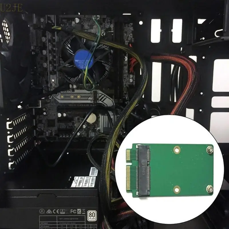 Carte conversion d'adaptateur U2JE Universal Mini PCIe pour les dispositifs sûrs tests 63x32mm