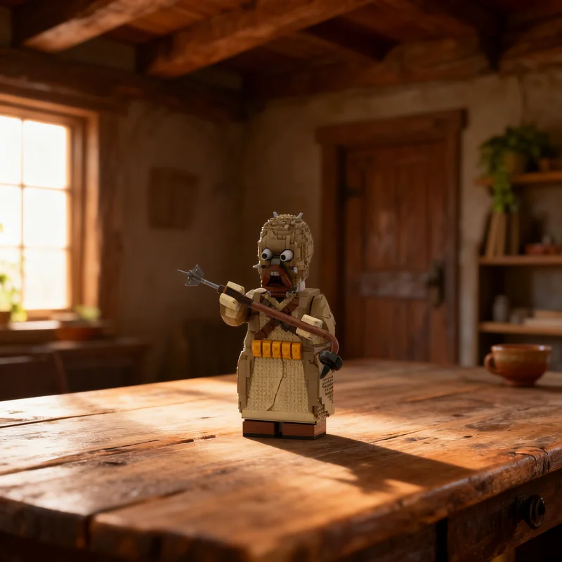 

2037pcs MOC Tusken Raider Megafigure fits my Mask Star Battle Model Building blocks toys Christmas gifts Architecture DIY idea
