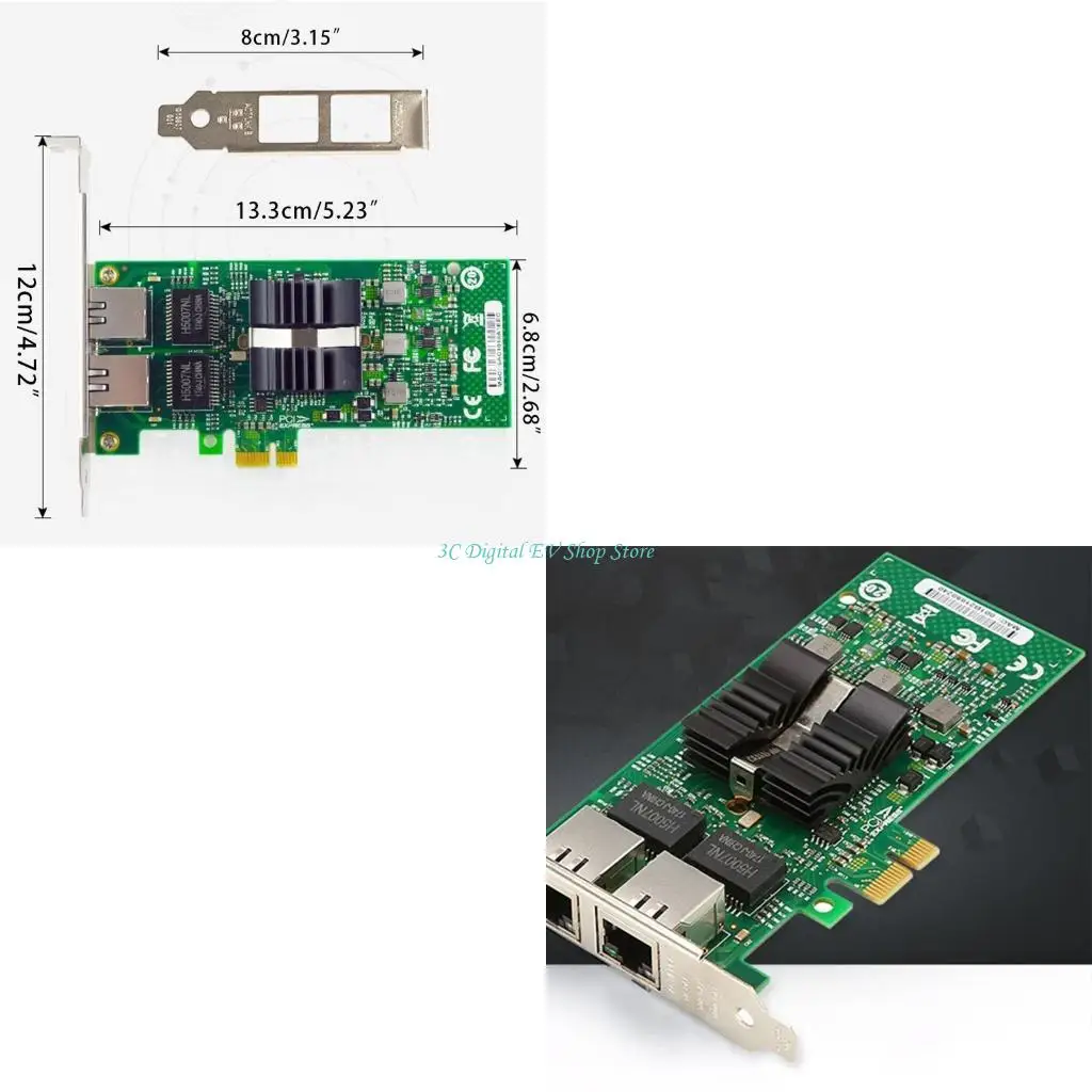 

Сетевая карта E74D Gigabit Ethernet Сетевой адаптер 10/100/1000 Мбит/с PCI-E2.0 (2,5 ГТ/с) Сетевой адаптер UTP Тип среды
