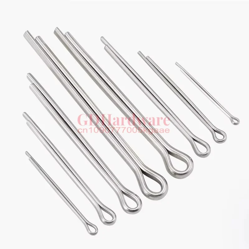 304 Stainless Steel GB91 M1 - M10 U Shape Type Spring Cotter Pins Hair Pin Split Clamp Open Elastic Clip for Car