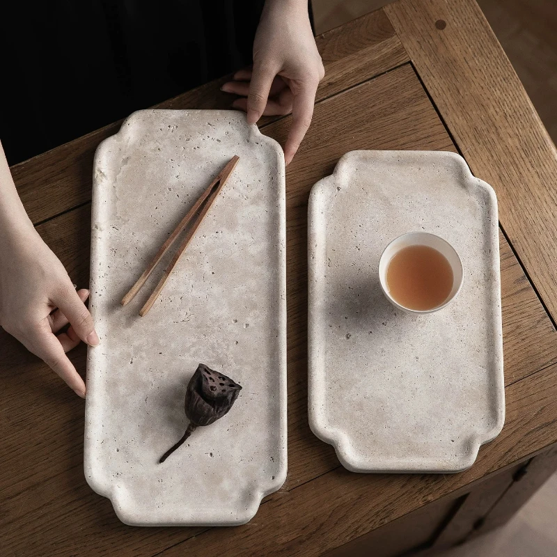 Natural Cave Stone Bathroom Supplies Jewelry Storage Tray Bathroom Accessories Hotel Decoration Living Room Key Storage Rack