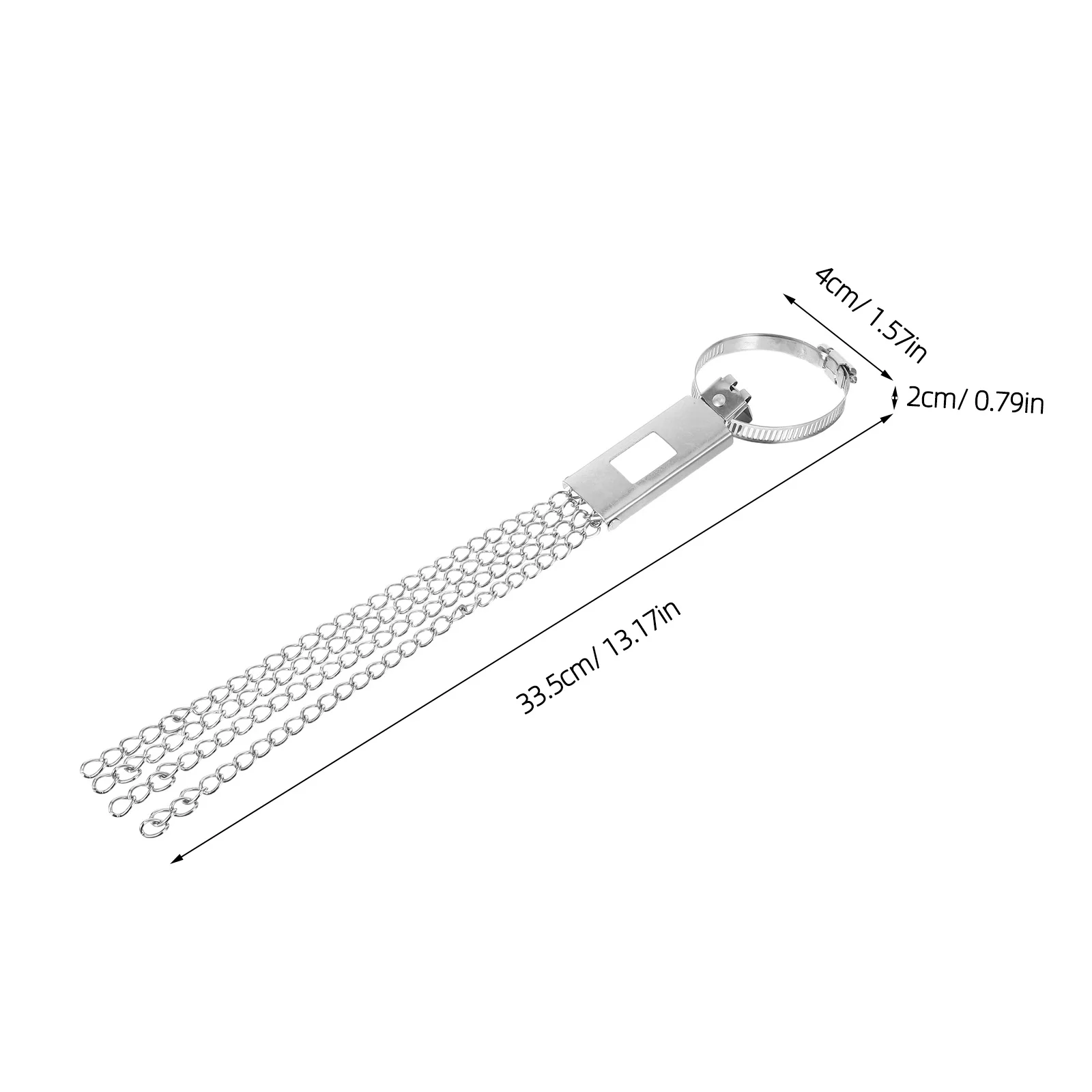 Car Anti Static Strap Metal Electrostatic Belt Hanging Type Tail Ground Static Eliminator Exhaust Pipe Durable