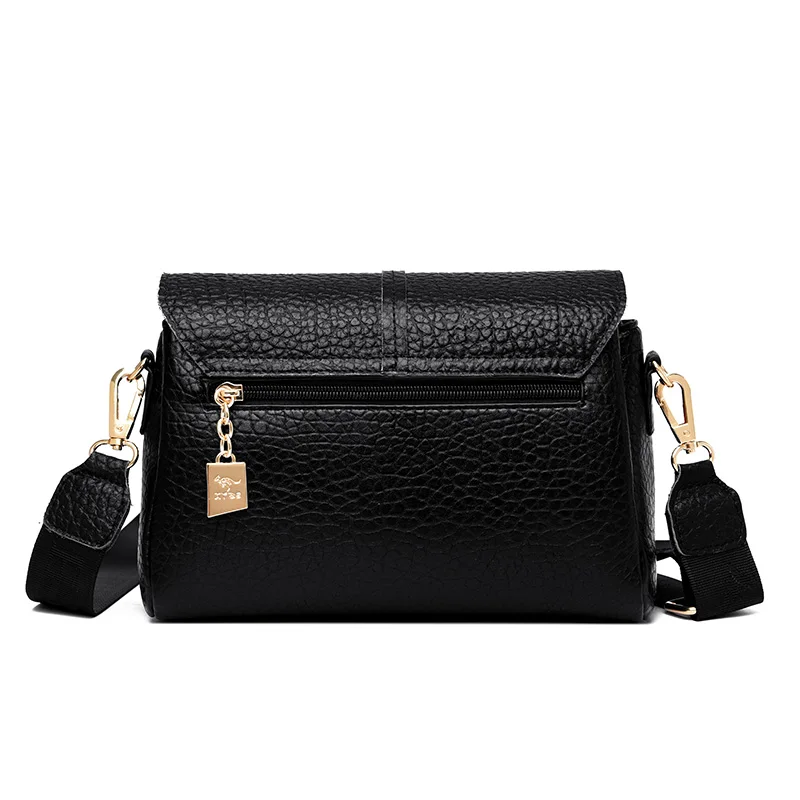 New Women Vintage PU Leather Small Top-handle Shoulder Bags Ladies Casual Flap Crossbody Bags Female Luxury Messenger Handbags