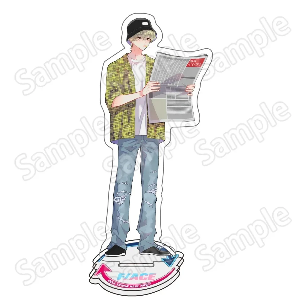 Anime Tamon's B-Side F/ACE Tamon Fukuhara 15CM Double-sided HD Acrylic Stand keychain Figure Display Desk Decor Collect gifts