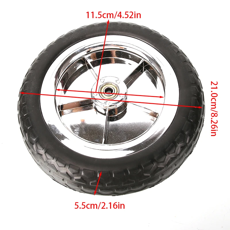 Non inflatable 8-inch wheels, children's bicycles, foam wheels, children's toy cars, tricycles, four wheeled carts for drivers