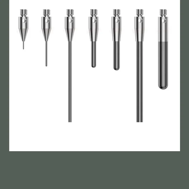 Three coordinate cylindrical measuring probe, hemispherical cylindrical arc probe, M2M3M4M5 multi specification measuring probe