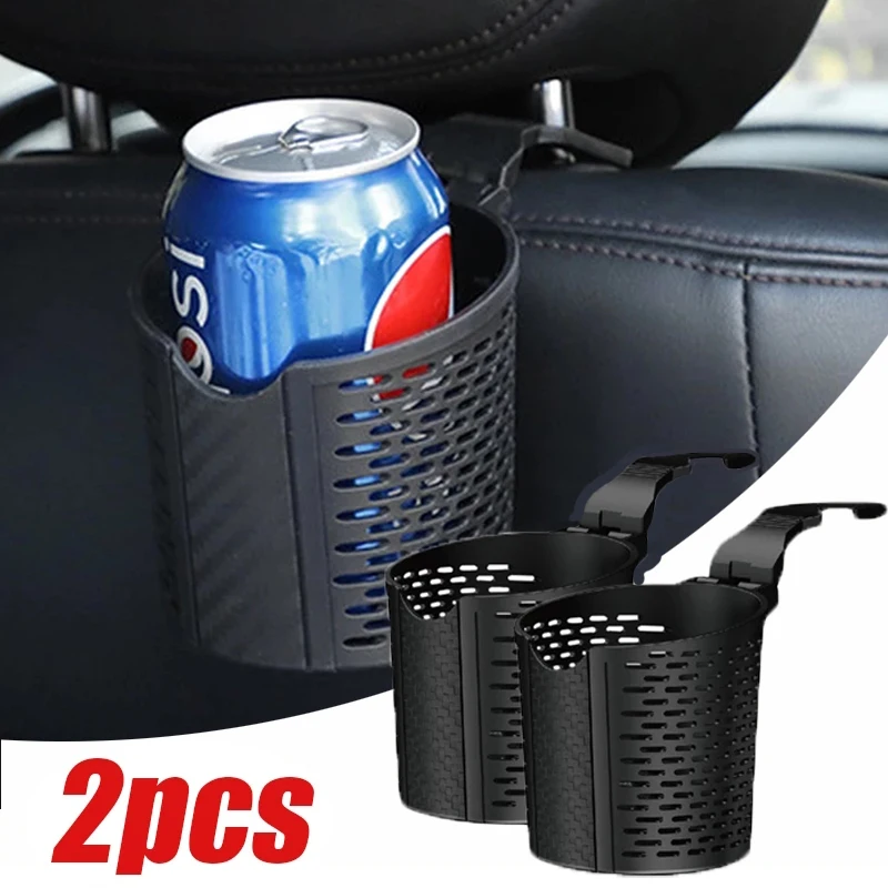 Car Back Seat Cup Holder Multifunctional Hanging Mount Drink Storage Holders Auto Truck Interior Water Bottle Organizer