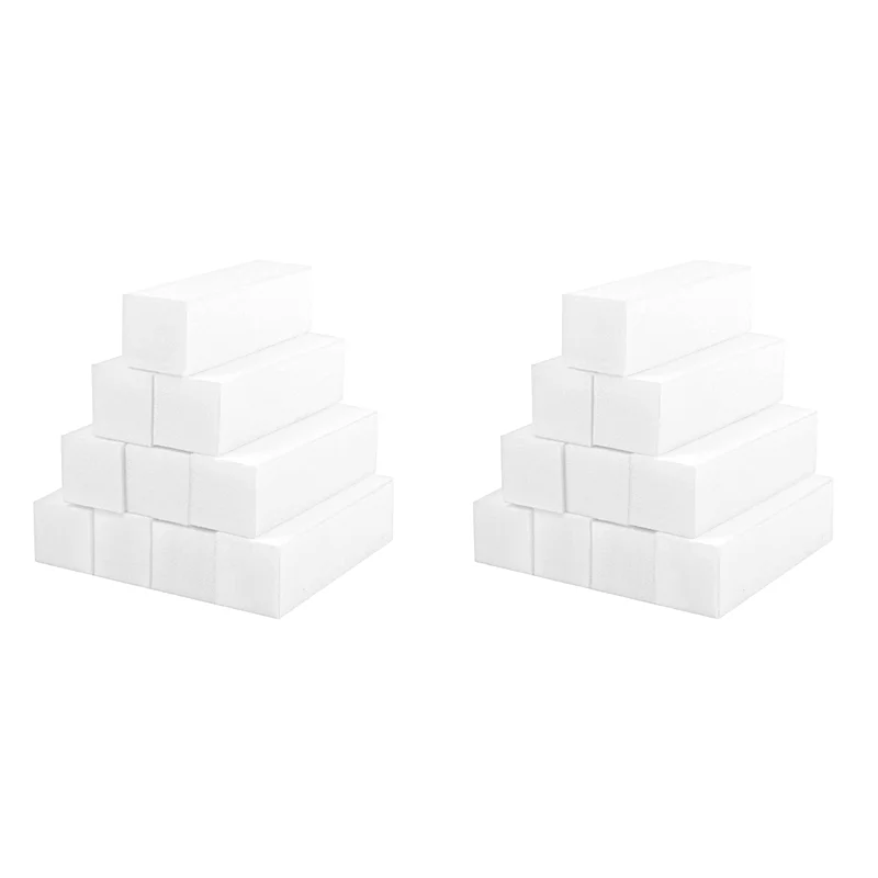 

BAAG-20 X White Sanding Blocks For Nail Design Nail Polishing Block Polishing Surfaces Nail File Block Nail Art Manicure Tool