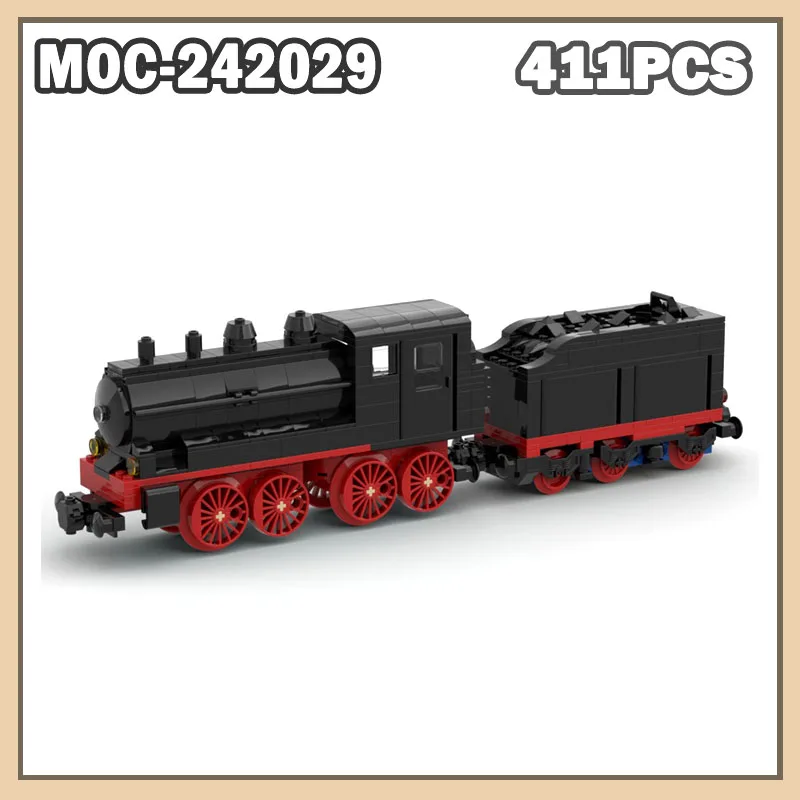 

MOC-242029 Детали поезда Карета Строительные блоки Маленькие кусочки Креативные игрушки Подарок на день рождения Паровоз DIY 306 шт.