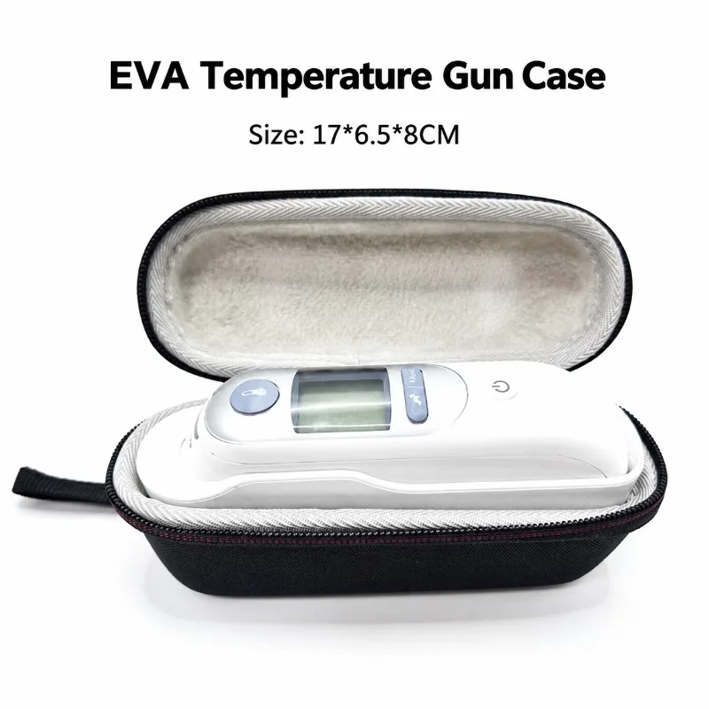 EVA Protective Pouch Fitting Braun Aurine Thermometer Electronic Temperature Gauge Secure Container Anti-collision Transit