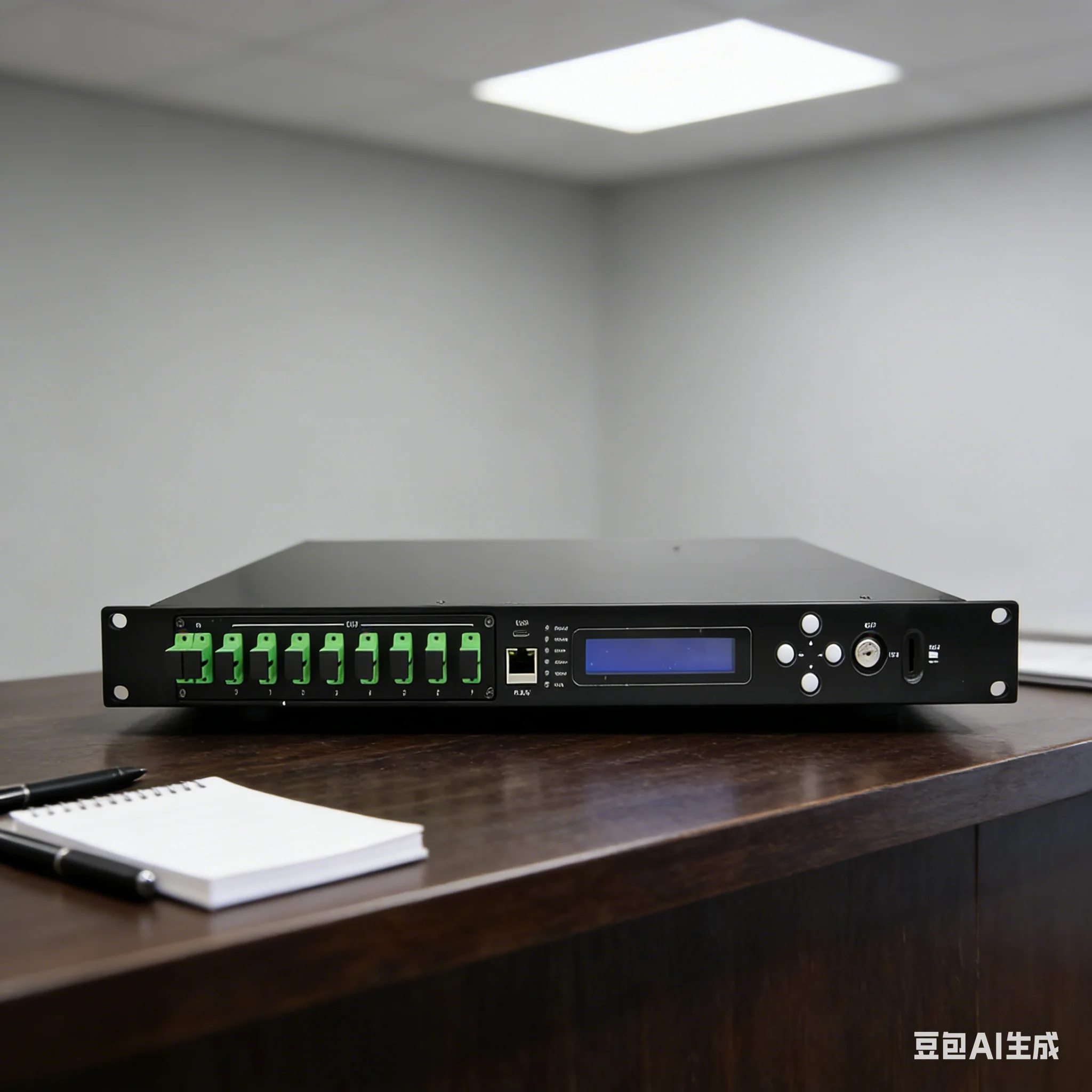 FTTH High Power  EDFA  8X23DB + 2 inputs + WEB+SNMP+GSM 1550 Erbium Doped Fibre Amplifier