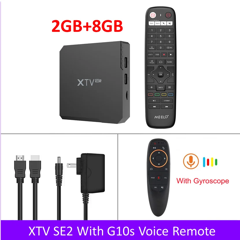 XTV SE2 TV BOX Android 11 Amlogic S905W2 4K 2G RAM 8G ROM Me