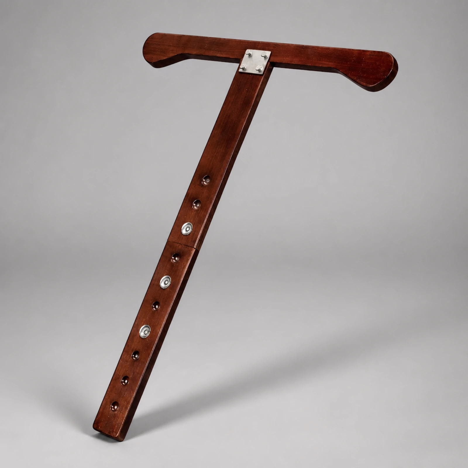 Wooden Cello Endpin Anti-Slip Board Secure Grip Folding Cello Endpin Board with Support Rod Anti-Slip Anchor Pad Slim Profile
