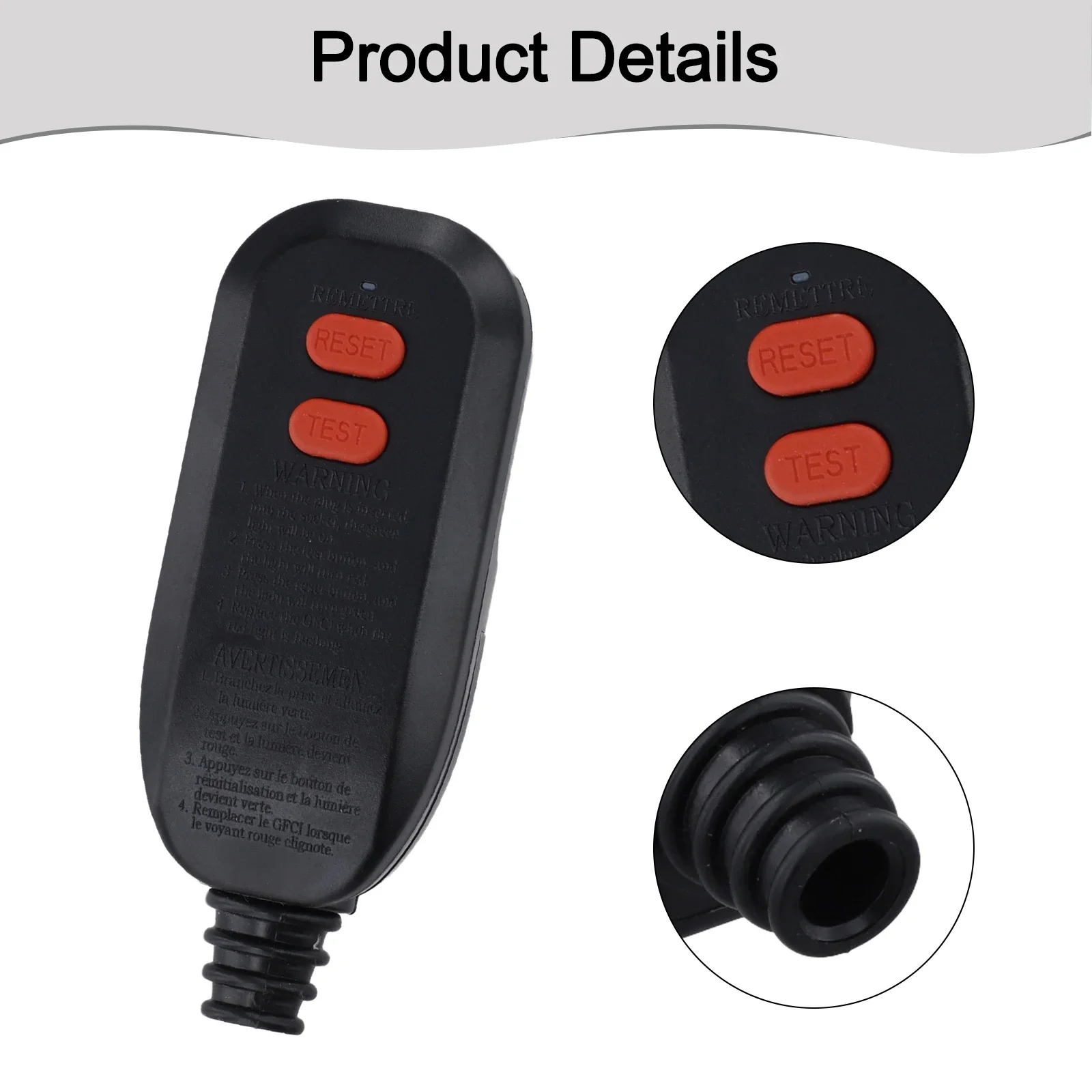 15A GFCI Outlet Automatic Overvoltage Protection 120V Self Test Leakage Protector For Home Wall Socket Safety Device