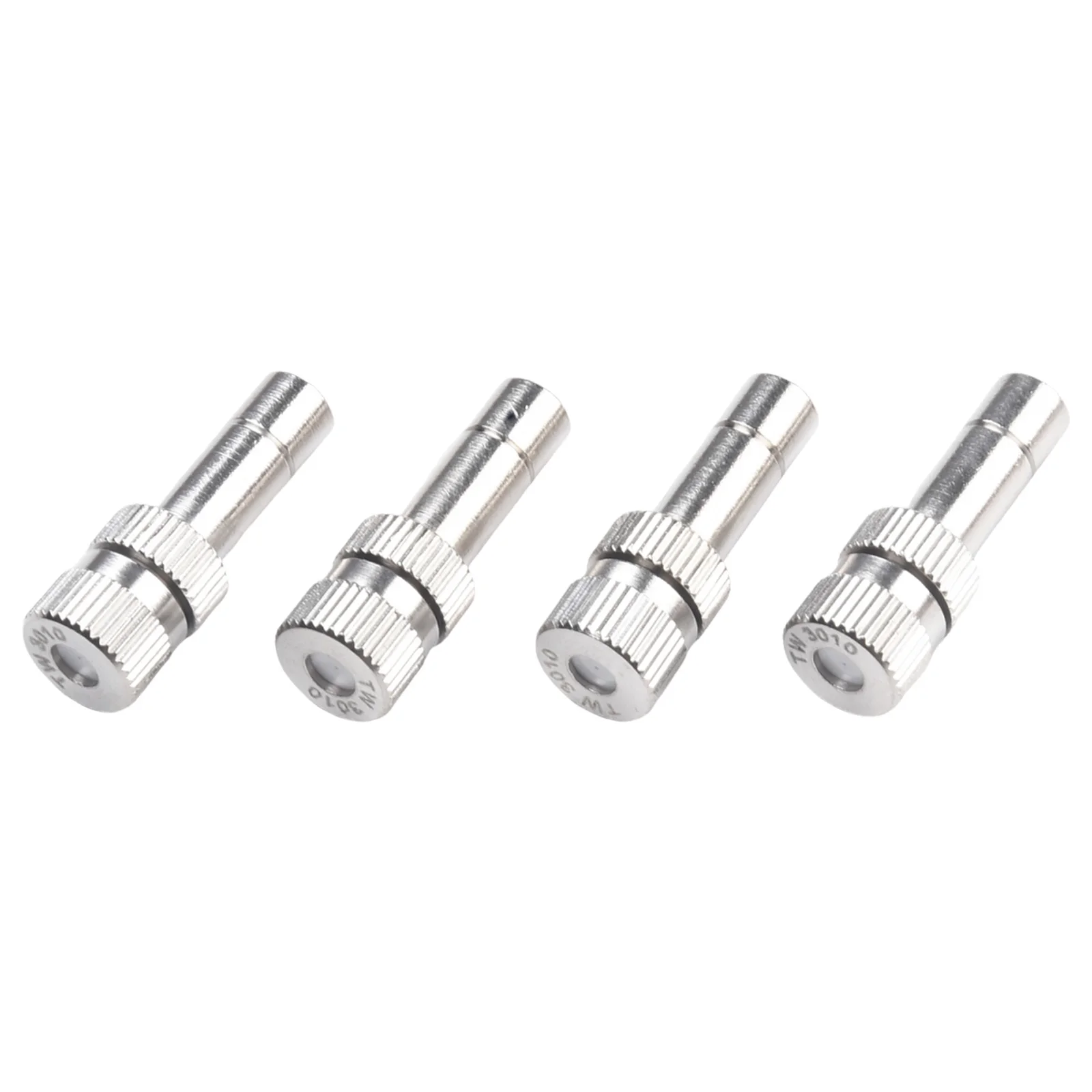 10 Pack 6mm Misting Nozzles with Fast Connect for Garden Fog Sprayers Watering and Cooling System Replacement for Lawns