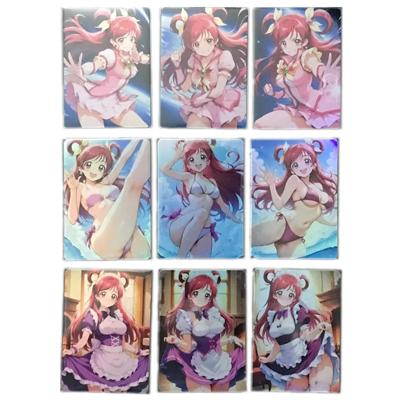 

9 шт./компл., сексуальная карта, аниме, красивая девушка света, Такизава Аска для взрослых, телесные фотографии, боевые игры, игрушки и подарочная коллекционная карта