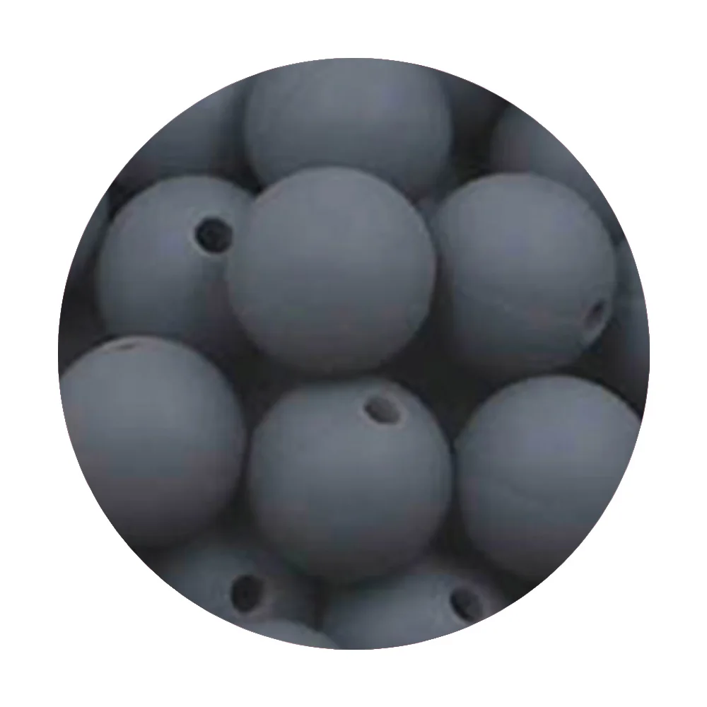 50 Teile/los 9/12/15mm Lose Perlen Silikon Runde Perlen Perle Perlen Lebensmittel Grade Für Schmuck Machen DIY Handgemachte Accessoires