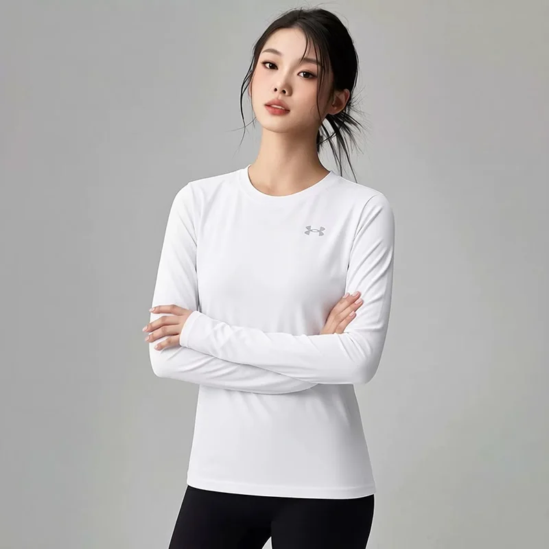 

Under Armour Women's Summer Breathable Long-Sleeved T-Shirt for Running, Training and Sports Underwear 1384245-100-001-647
