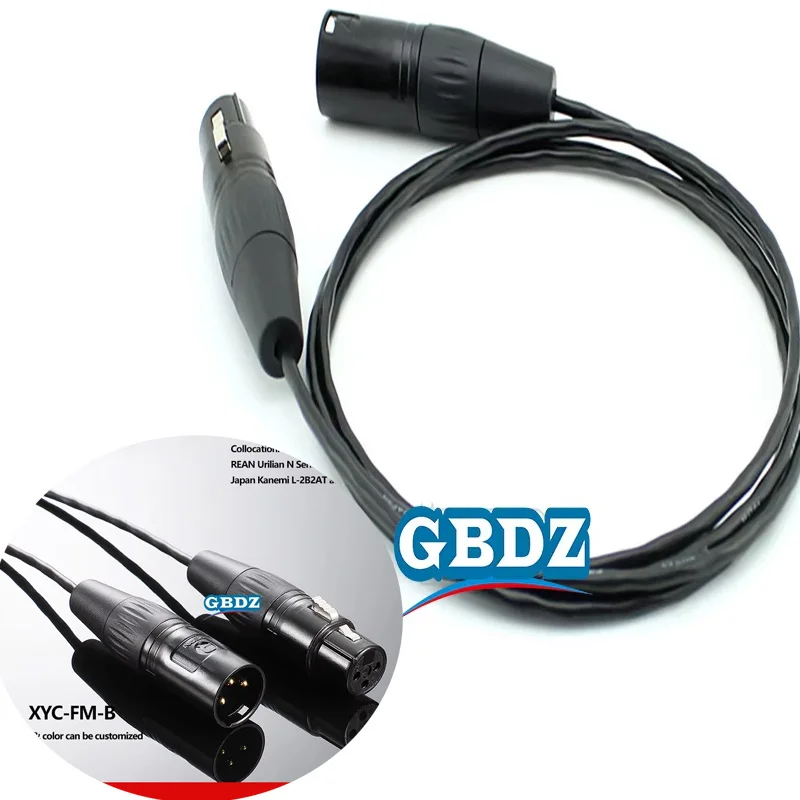 

Professional Neutrik 3-PinXLR Male to Female Microphone Cable OFC Y Splitter DJ Audio Shielded For Microphone Mixer 0.6m-20M