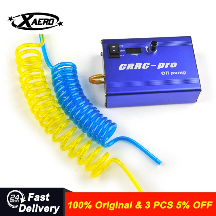 

XAERO RC Model Fuel Pump Manual Hand Crank Refueling System for Nitro/Gas Airplanes & Cars Spill-Proof Design