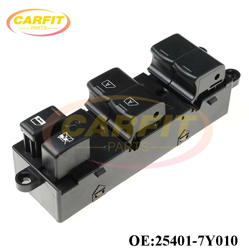 New OEM 25401-7Y010 254017Y010 Drivers Side Left Master Window Switch For Nissan Maxima Titan Murano Infiniti FX35 G35 Car Parts