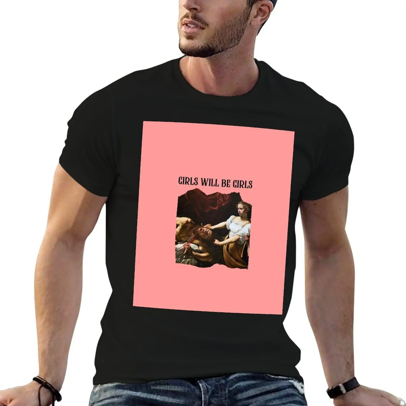 Les filles sont des filles - le pouvoir de la rage féminine T-Shirt Street Style Casual Tee Shirt