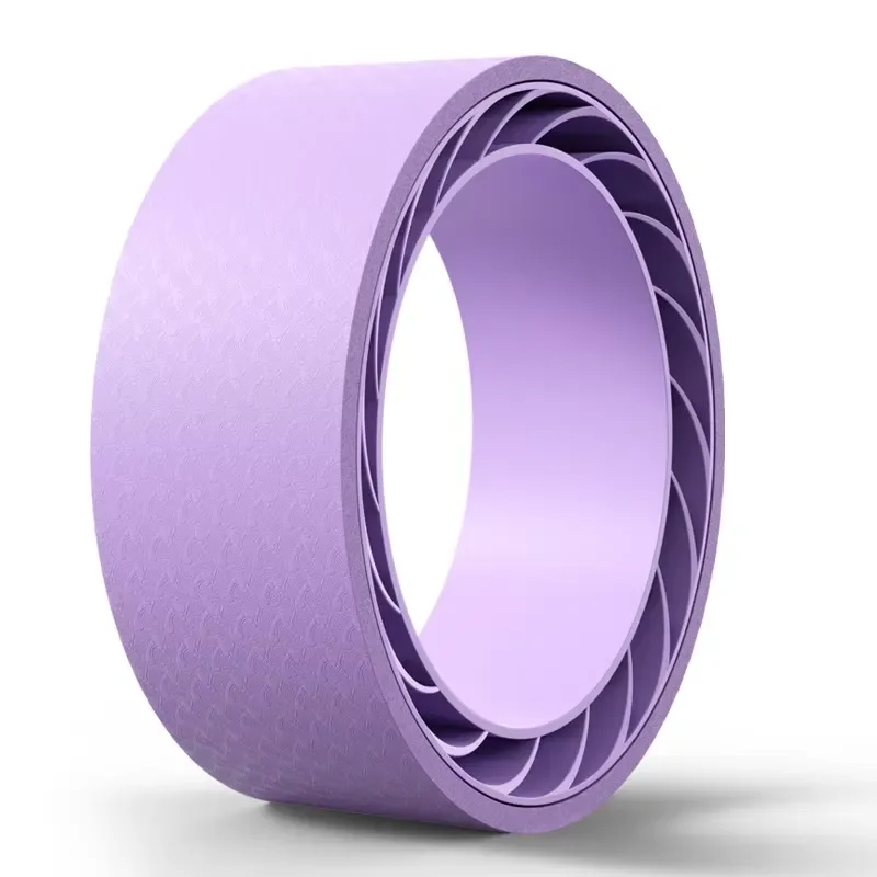 Custom Yoga Wheel PP Material Back Stretcher Fitness Tool for Home Pilates Exercise Beginner Stretching Ring Body Support PP