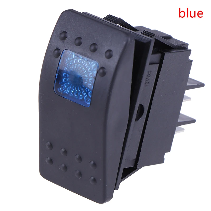 Waterproof Bar Rocker Toggle Switch Car Boat Marine Rocker Switch Button 12v/35A LED Light Lamp 4pin Switch Hot Sale