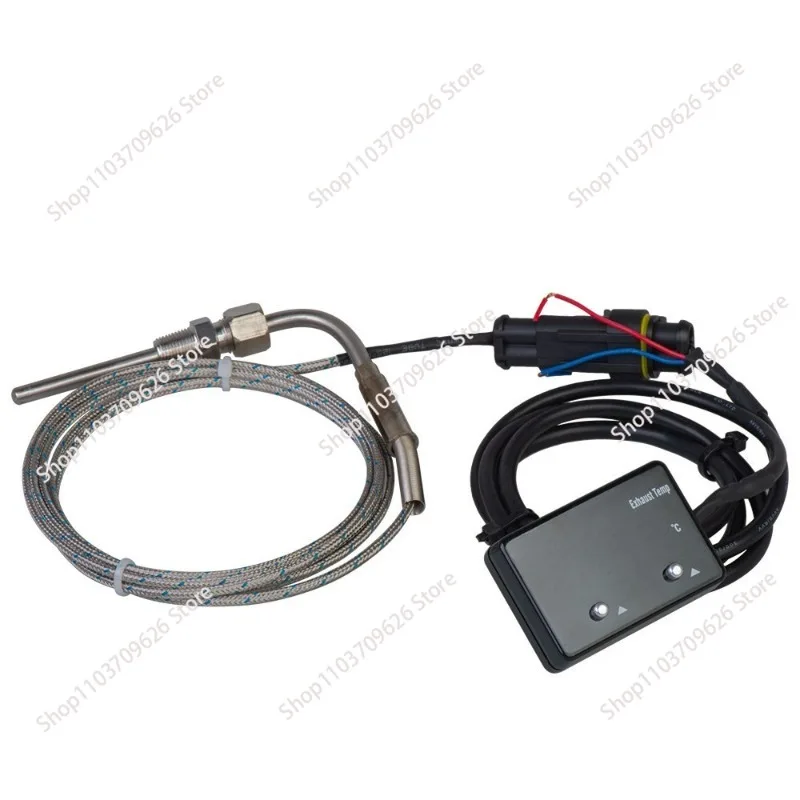 Car Egt Gauge Kit Car Thermometer Exhaust Temperature Gauge 0-1000 C Exhaust Temp Gauge Auto Thermometer Per view 2