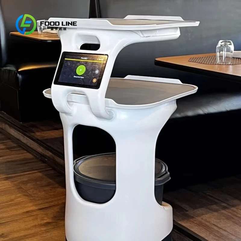 Customized Hotel Waiter Robot Food-delive Serving   Commercial  Delivery Robot Drink Delivery Waiter Robot