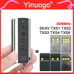 For SEAV TXS1 TXS2 TXS3 TXS4 Garage Door Remote Control 306MHz Fixed Code Garage Door Opener