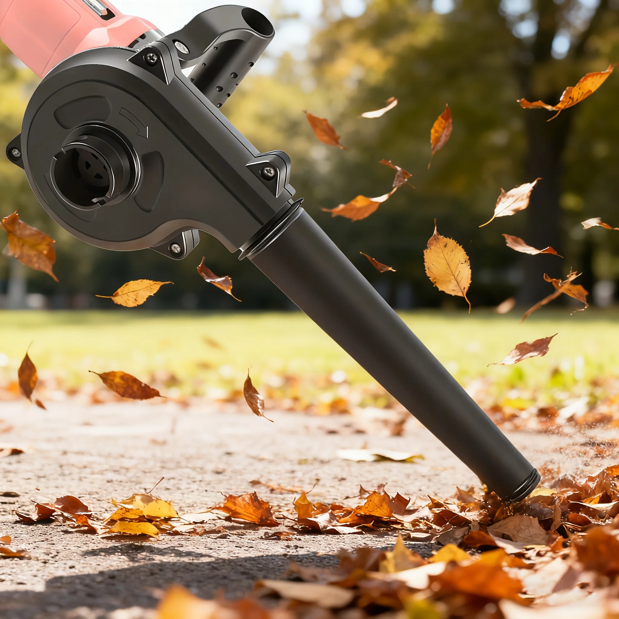 Outdoor garden leaf blower vacuum cleaner angle grinder modified small household handheld dust removal and blowing machine ﻿
